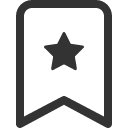 иконки bookmark star, bookmark, закладка, star, звезда