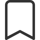 иконка bookmark, закладка