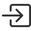 иконка box arrow in right, box, коробка, arrow, стрелка, in, увеличить, right