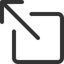иконка box arrow up left, box, коробка, arrow, стрелка, up, стрелка вверх, left