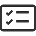 иконка card checklist, card, кредитная карточка, checklist, план