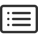 иконка card list, card, кредитная карточка, list
