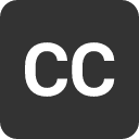 иконка cc square, cc, square