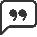 иконка chat left quote, chat, чат, left, стрелка, quote, цитата