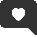 иконка chat right heart, chat, чат, right, стрелка, heart, сердце