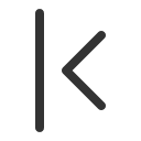 иконки chevron bar left, chevron, bar, left, стрелка
