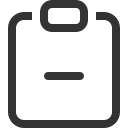 иконка clipboard minus, clipboard, буфер обмена, minus, минус