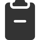 иконки clipboard2 minus, clipboard2, minus, минус