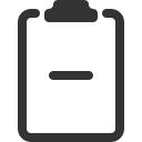 иконки clipboard2 minus, clipboard2, minus, минус