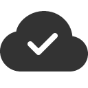 иконка cloud check, cloud, облако, check, галочка