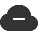 иконка cloud minus, cloud, облако, minus, минус