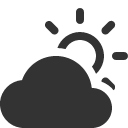 иконка cloud sun, погода, cloud, облако, sun, солнце
