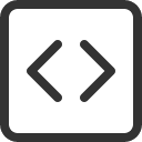 иконка code square, code, код, square