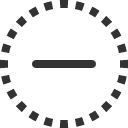 иконка dash circle dotted, dash, circle, dotted