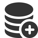 иконка database add, database, база данных, add, добавить