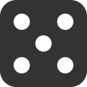 иконки dice 5, dice, игральная кость