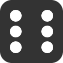иконки dice 6, dice, игральная кость