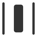 иконка distribute horizontal, distribute, horizontal, документ