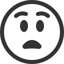 иконка emoji astonished, emoji, astonished