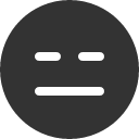 иконка emoji expressionless, emoji, expressionless