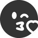 иконка emoji kiss, emoji, kiss, губы