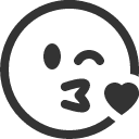 иконка emoji kiss, emoji, kiss, губы