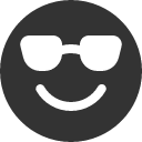 иконка emoji sunglasses, emoji, sunglasses, солнцезащитные очки