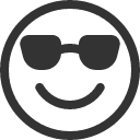иконка emoji sunglasses, emoji, sunglasses, солнцезащитные очки