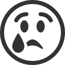 иконка emoji tear, emoji, tear