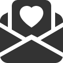 иконка envelope paper heart, envelope, конверт, paper, кошка, heart, сердце