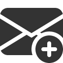 иконка envelope plus, envelope, конверт, plus, плюс