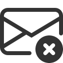 иконка envelope x, envelope, конверт