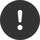 иконка exclamation circle, exclamation, предупреждение, circle