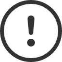 иконка exclamation circle, exclamation, предупреждение, circle