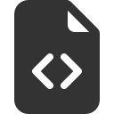 иконка file earmark code, file, файл, earmark, code, код