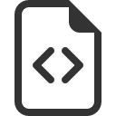 иконка file earmark code, file, файл, earmark, code, код