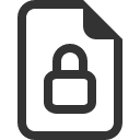 иконка file earmark lock, file, файл, earmark, lock, замок