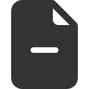 иконка file earmark minus, file, файл, earmark, minus, минус