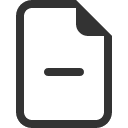 иконка file earmark minus, file, файл, earmark, minus, минус