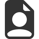 иконка file earmark person, file, файл, earmark, person