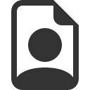 иконка file earmark person, file, файл, earmark, person