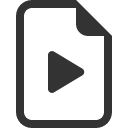 иконка file earmark play, file, файл, earmark, play, играть