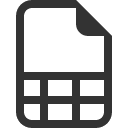 иконка file earmark spreadsheet, file, файл, earmark, spreadsheet, таблица