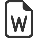 иконка file earmark word, file, файл, earmark, word, ворд
