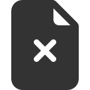 иконка file earmark x, file, файл, earmark