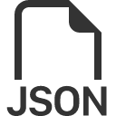 иконка filetype json, filetype, json