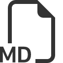 иконка filetype md, filetype, md