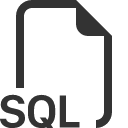 иконки filetype sql, filetype, sql