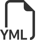 иконка filetype yml, filetype, yml