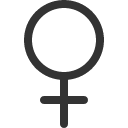 иконка gender female, gender, female, женщина